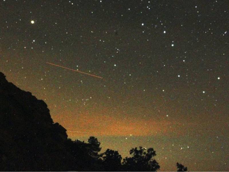 Una bola de fuego cruzó el cielo de España.