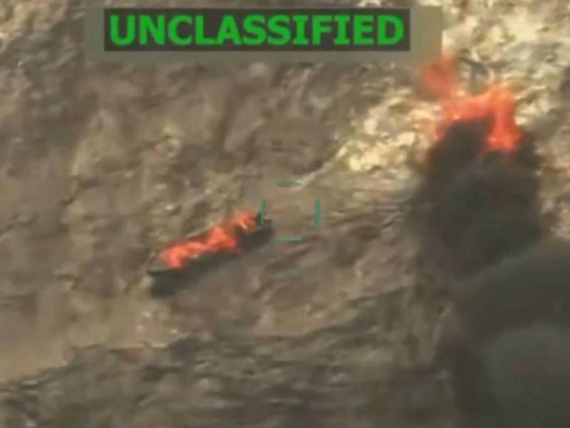 El Gobierno de Trump divulgó imágenes del ataque a una supuesta narcolancha en el mar Caribe.