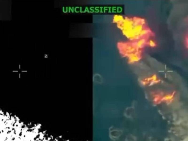 Muestra del ataque cinético letal en el Caribe.