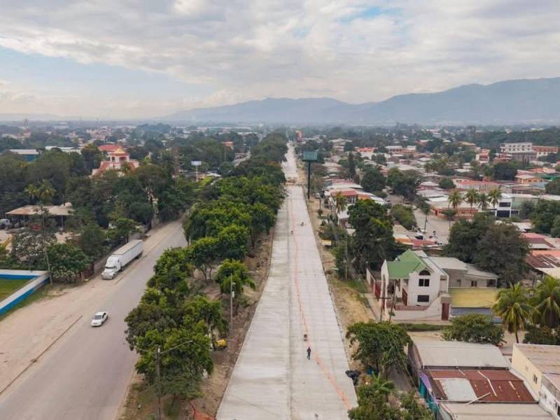 Así se observa desde un drone el tramo del segundo anillo que será habilitado en los próximos días.