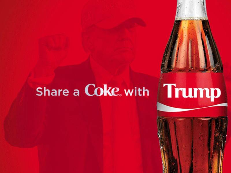 Trump convenció a Coca-Cola de cambiar el jarabe de maíz por el azúcar real en su fórmula.