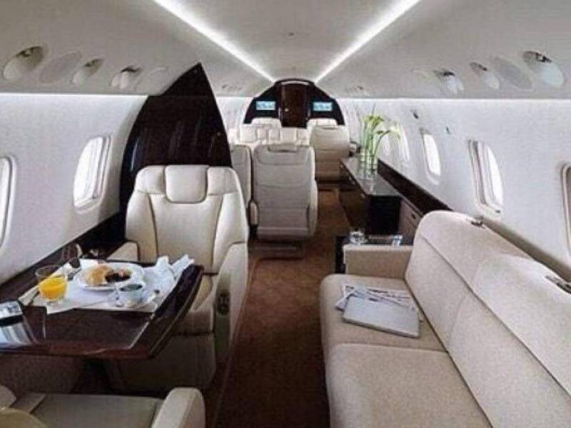 Interior del avión Legacy-600 fue adquirido con recursos de la Tasa de Seguridad.