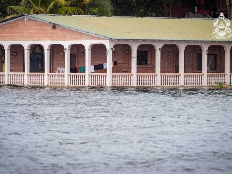La histórica crecida del lago de Yojoa alarma a pobladores: aseguran que nunca habían visto un nivel tan alto
