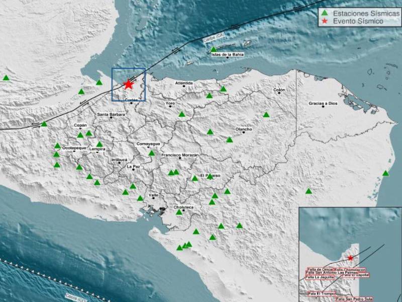 Réplica ocurrida hoy a las 8:18 am (viernes 16 de enero). Según Copeco, se registró otra réplica de 3.0 con profundidad de 3 km, localizado en el Caribe hondureño, a 9 km del municipio de Omoa, Cortés, Honduras.