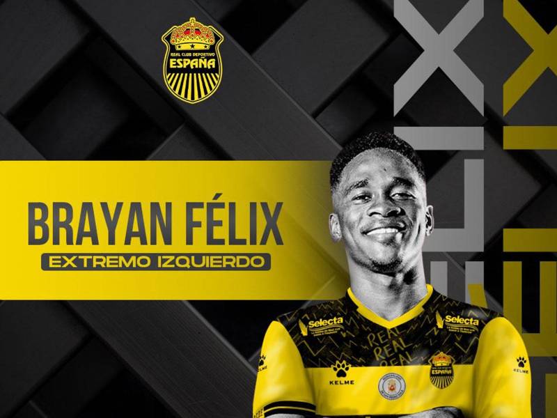 Brayan Félix fue anunciado como fichaje del Real España.