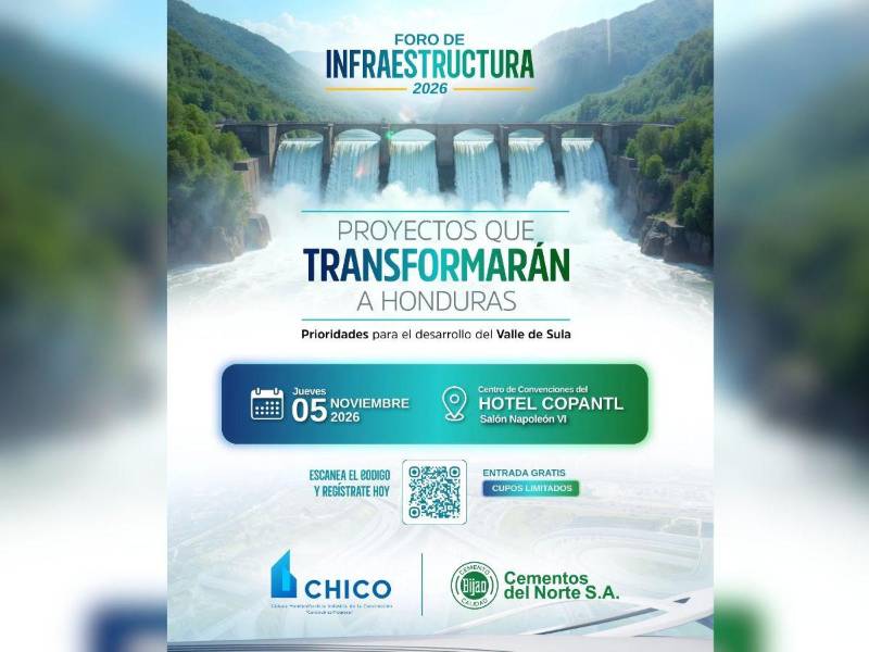 San Pedro Sula será sede de la cuarta edición del Foro de Infraestructura 2026, con énfasis en las necesidades del Valle de Sula.