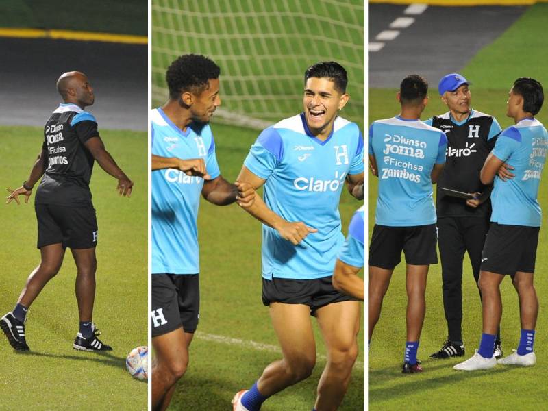 Las imágenes del entrenamiento de la Selección de Honduras tras llegar a Tegucigalpa. La Bicolor comenzó a preparar el segundo partido contra Cuba en la Nations League de la Concacaf.