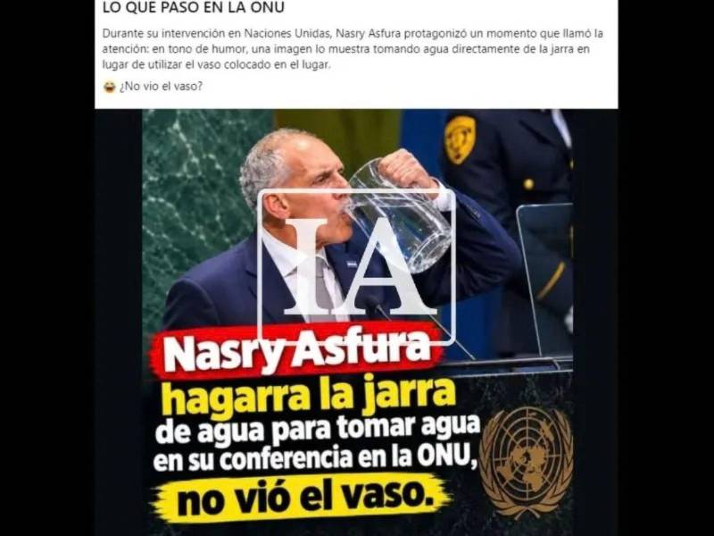 Captura de pantalla a una publicación de Facebook hecha el 24 de septiembre de 2026.