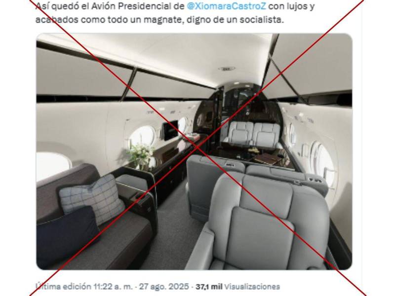 Captura de pantalla a una publicación de X hecha el 28 de agosto de 2025.