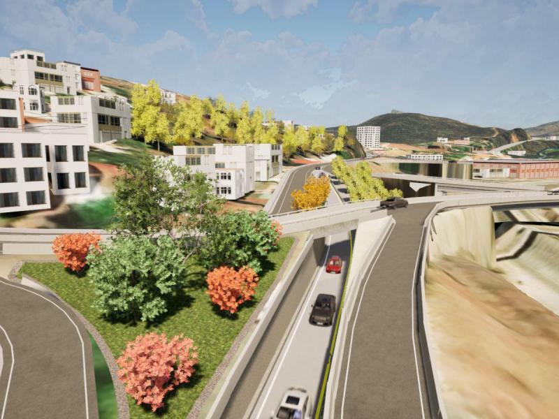 Para aliviar el tráfico, la alcaldía propuso ampliar la vía desde la salida al municipio de Valle de Ángeles hasta el límite con Santa Lucía, Francisco Morazán, pasando por la intersección Juan Manuel Gálvez.