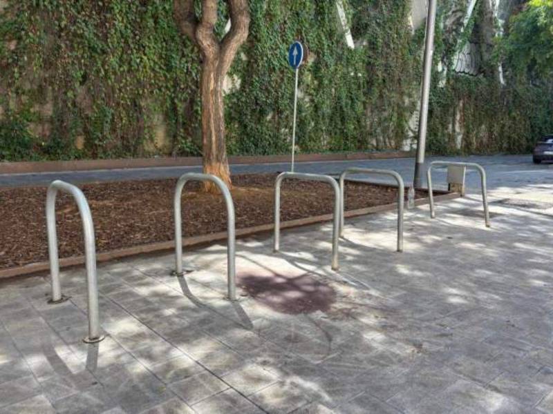 Zona del atentado en distrito de Sants-Montjuïc, Barcelona.