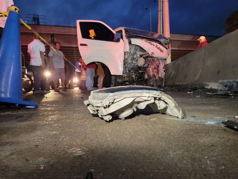 El accidente cobró la vida de un conductor identificado como Omar.