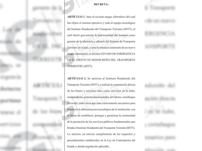 El PCM 32-2024 fue publicado el 26 de octubre en el Diario Oficial La Gaceta en su edición número 36,673.