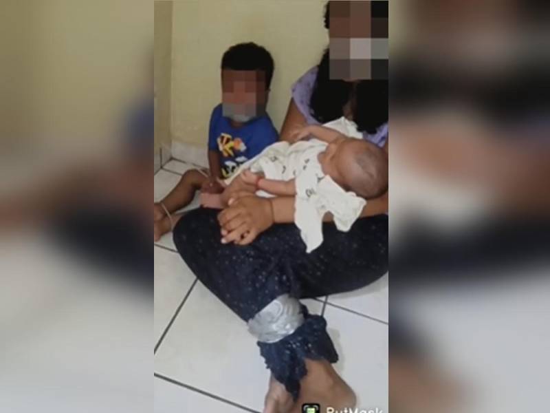Agentes de la Unidad Nacional Antisecuestros de la Policía Nacional localizaron ayer a una joven madre y a sus dos pequeños hijos en un hotel del barrio Concepción de Comayagüela, tras reportarse su secuestro.