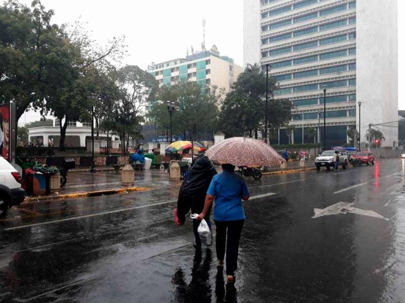 Afectación. En San Pedro Sula se esperan lluvias fuertes sobre todo el domingo.