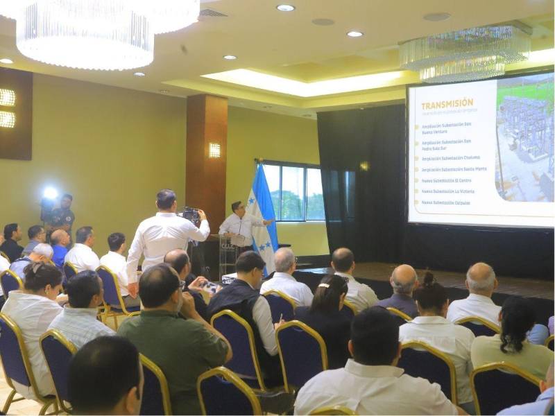 La Secretaría de Energía y Enee invirtieron más de 15,932 millones de lempiras en proyectos de energía en el Valle de Sula.