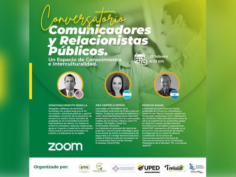 La facultad de Comunicación Corporativa y Relaciones Públicas de la UTH promueve el diálogo intercultural en conversatorio con expertos internacionales.