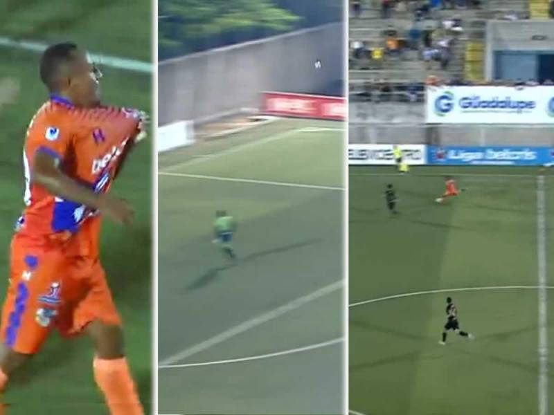 Luis ‘Caguama’ Cerna se estrenó con un doblete y su segundo gol fue desde la media cancha.