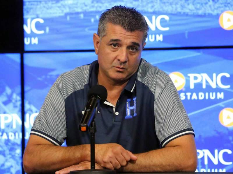 Diego Vázquez, entrenador de la Selección de Honduras.