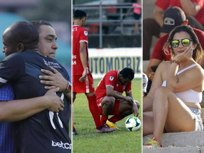 Las imágenes del partido de ida por el no descenso que ganó el Honduras Progreso por 1-2 contra la Real Sociedad en el estadio Francisco Martínez Durón de Tocoa.