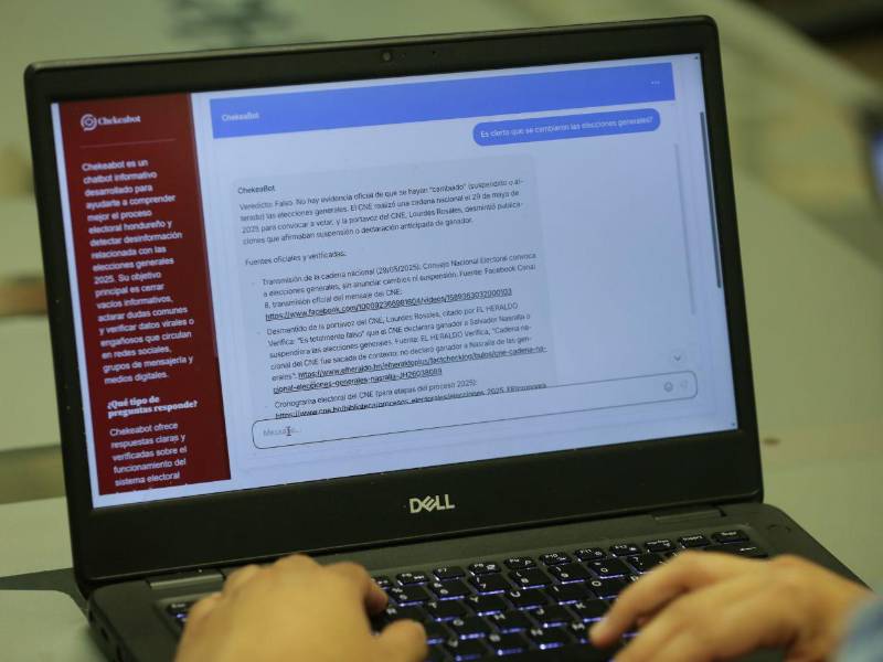 Chekeabot, una herramienta de IA con supervisión periodística, acompañó a la ciudadanía hondureña durante las elecciones al responder dudas básicas del voto y la lucha contra la desinformación.