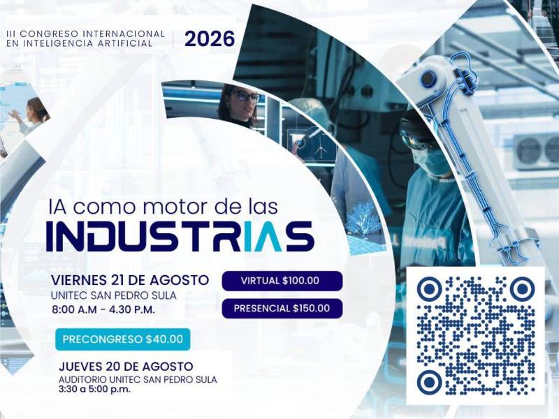 La Universidad Tecnológica Centroamericana convoca a destacados expertos internacionales y regionales para analizar el impacto transformador de la inteligencia artificial en los modelos de negocio y la competitividad.