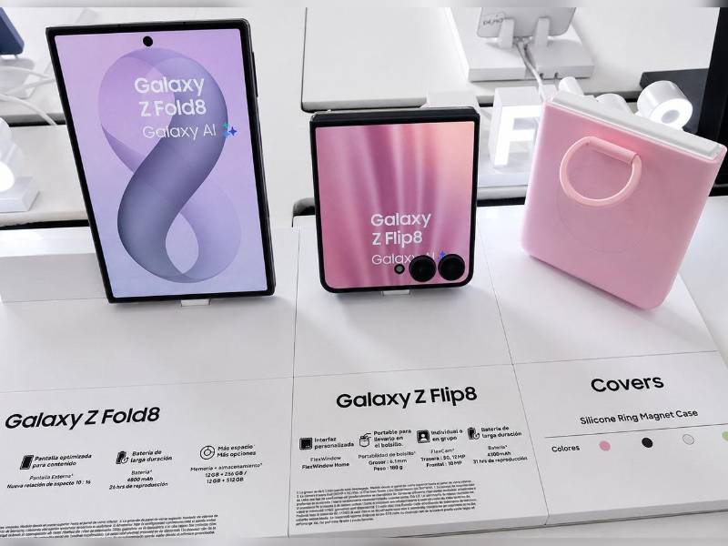 Samsung presentó el Galaxy Z Flip8 como el plegable más ligero de la familia Galaxy, equipado con inteligencia artificial nativa, nuevas funciones para fotografía y una experiencia más práctica desde su pantalla externa.