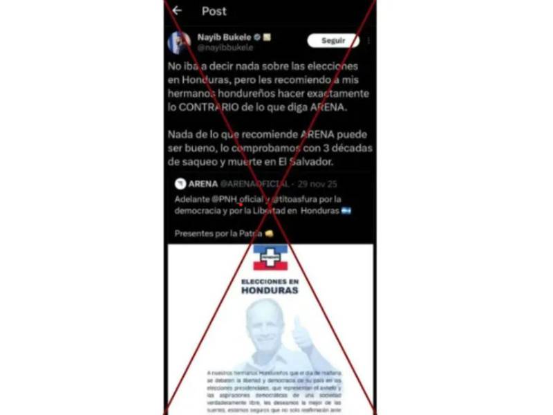 Captura de pantalla a una publicación de X hecha 30 de noviembre de 2025.