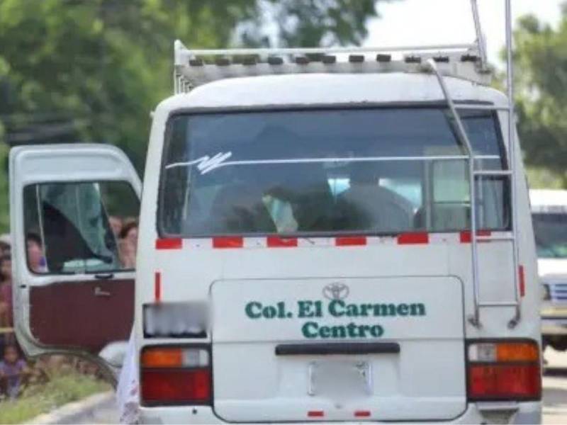 Foto referencial de los buses de la colonia El Carmen.