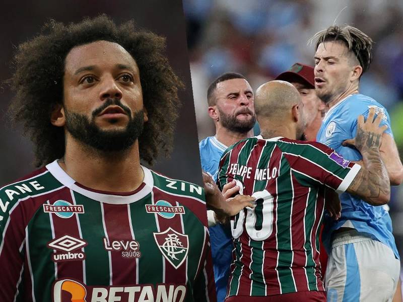 Marcelo salió al paso para defender a Felipe Melo y al Fluminense de las burlas de Jack Grealish.