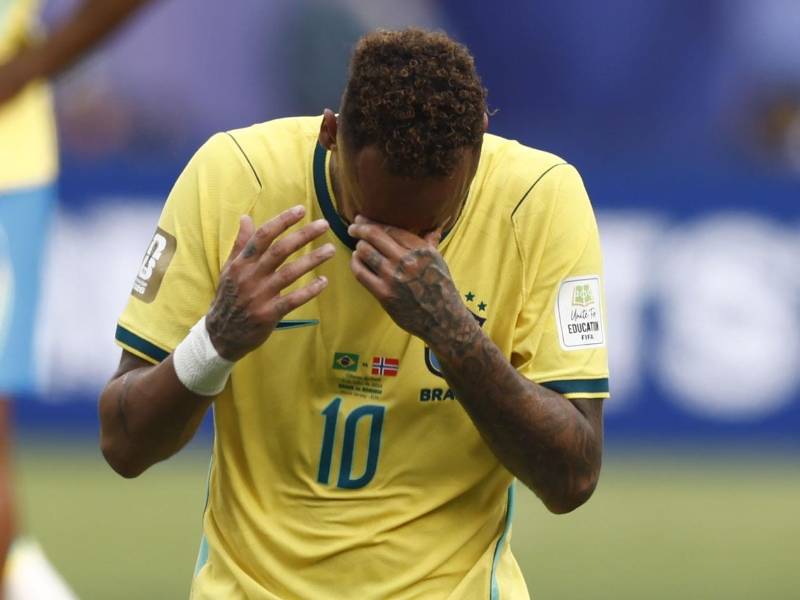 Neymar rompió a llorar una vez finalizado el partido en el que quedó eliminado Brasil contra Noruega en el Mundial 2026.