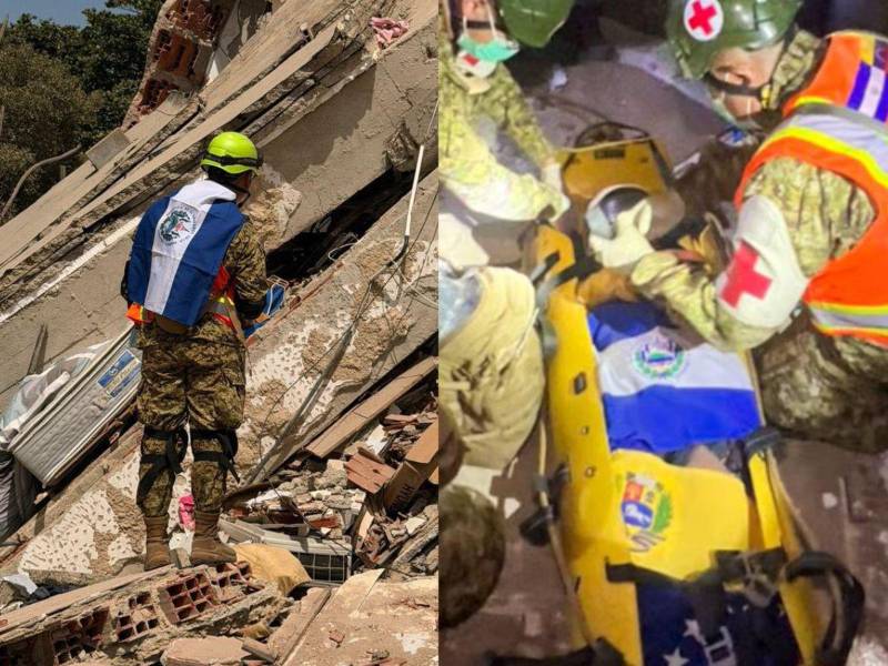 El equipo de búsqueda y rescate de El Salvador protagonizó uno de los rescates más comentados de las últimas horas en Venezuela, al sacar con vida a una adolescente de 15 años que permanecía atrapada bajo los escombros de un edificio colapsado.