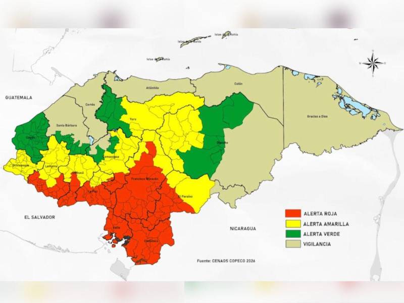 El retraso de la temporada lluviosa ha provocado déficits acumulados de precipitación de entre 100 y 200 milímetros.