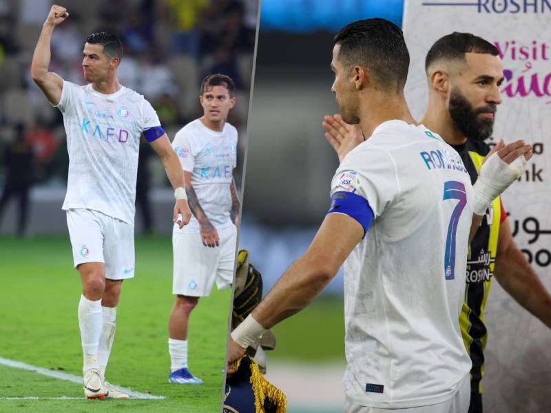 Cristiano se reencuentra con Benzema y anota doblete en paliza del Al Nassr