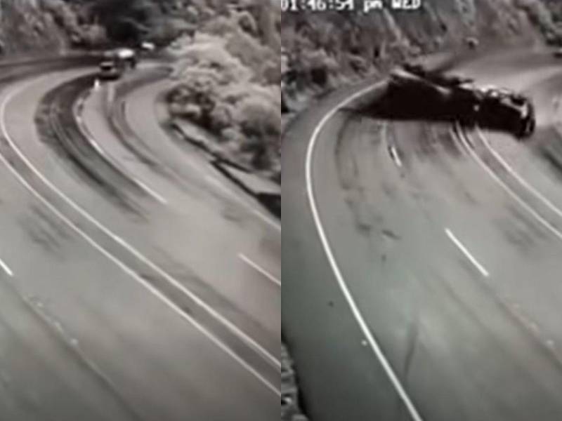 Captura de pantalla del video captado por la cámara de seguridad.