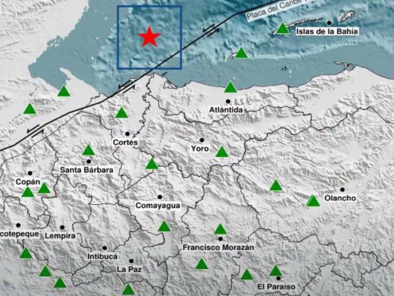 El sismo de 4.6 en la escala de Richter tuvo su epicentro en el mar Caribe, a unos 50 kilómetros al norte de Puerto Cortés.