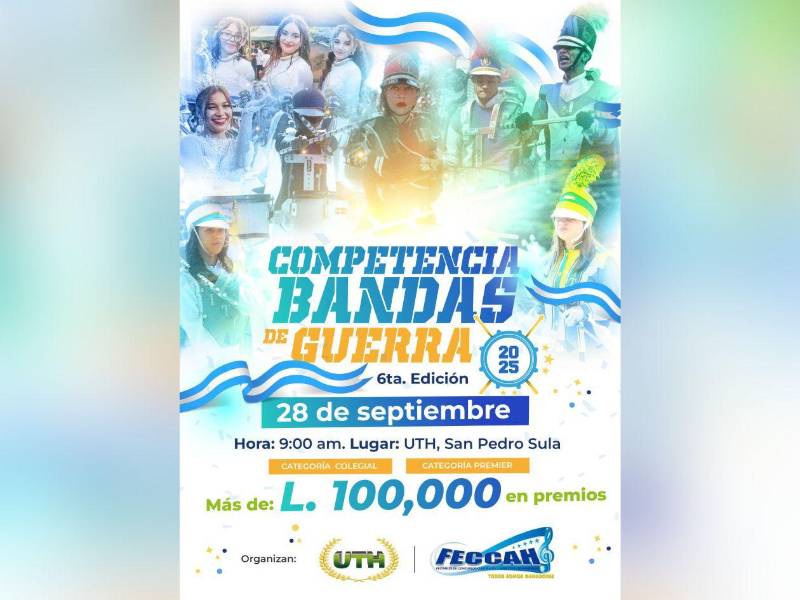 Más de 100,000 lempiras en premios serán entregados el 28 de septiembre.