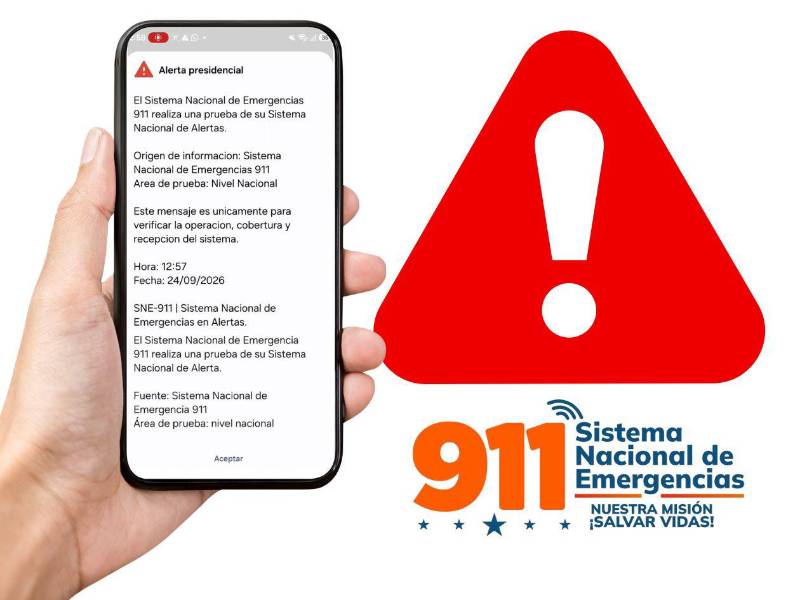 El sistema permitirá enviar notificaciones en tiempo real a teléfonos ubicados en zonas determinadas cuando exista una situación de riesgo o emergencia. Está en fase de prueba y mañana viernes también se harán pruebas similares.