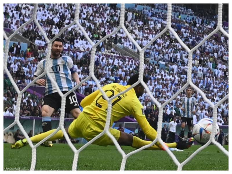VIDEO: Así se celebró en el estadio el primer gol de Messi en el Mundial de Qatar 2022