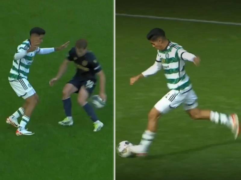 Luis Palma mostró sus primeras pinceladas en su debut con el Celtic Glasgow ante el Dundee en Escocia.