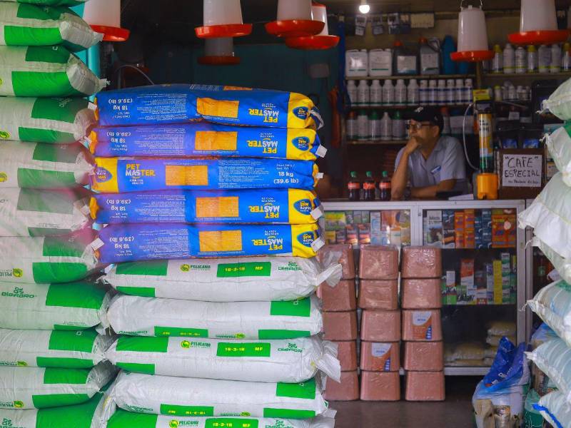 Las tiendas de insumos agrícolas de San Pedro Sula ofrecen la urea y otros fertilizantes a precios más altos que hace unas semanas debido al aumento de la cotización del barril de petróleo.