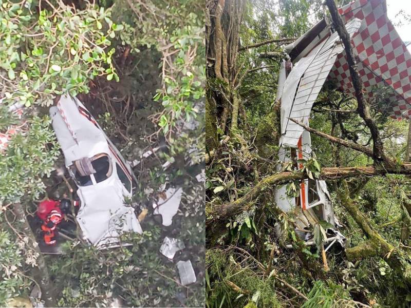 Varias fotografías del accidente de avioneta accidentada se han viralizado en redes sociales tras ser encontrada en las faldas del volcán de agua en Guatemala.