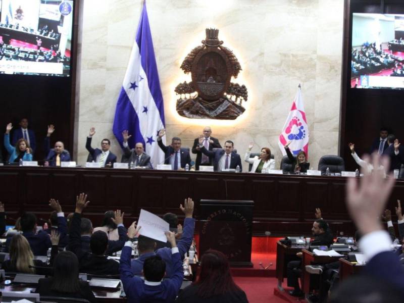 Con la mano alzada, cuatro bancadas apoyaron el decreto que contiene la Ley de medidas excepcionales para la atención prioritaria en materia de salud de la población.