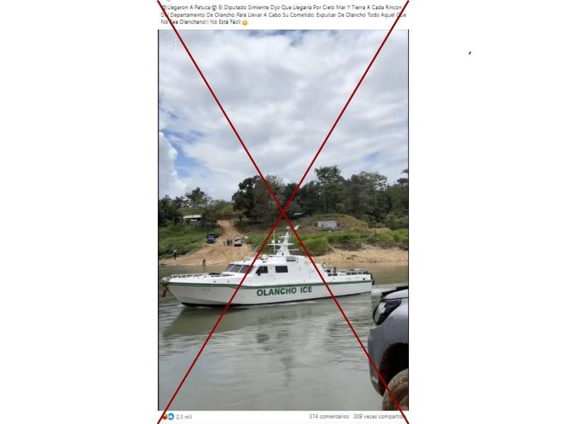 Captura de pantalla a una publicación de Facebook hecha el 25 de febrero de 2026.