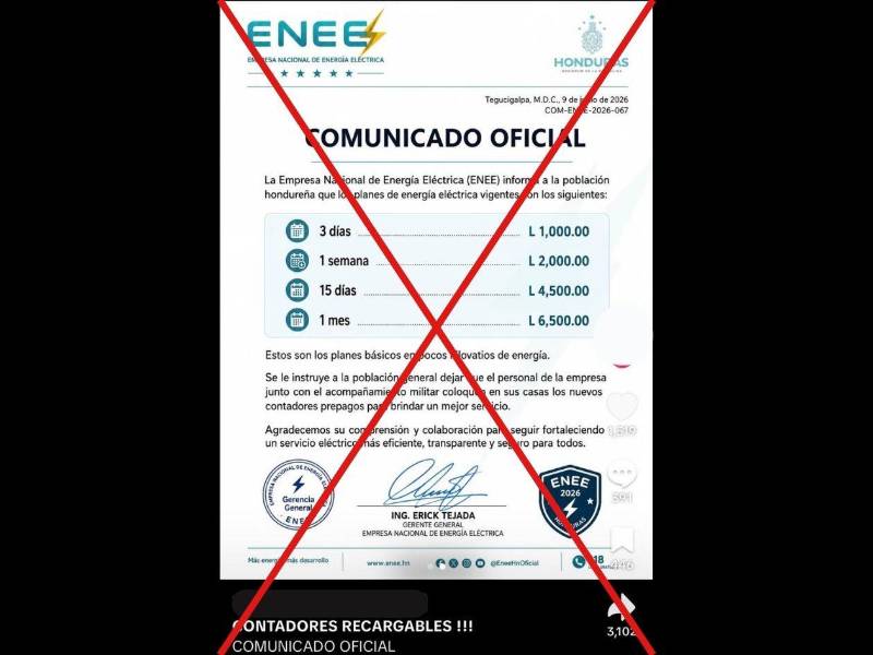 Captura de pantalla a una publicación de TikTok hecha el 12 de junio de 2026.