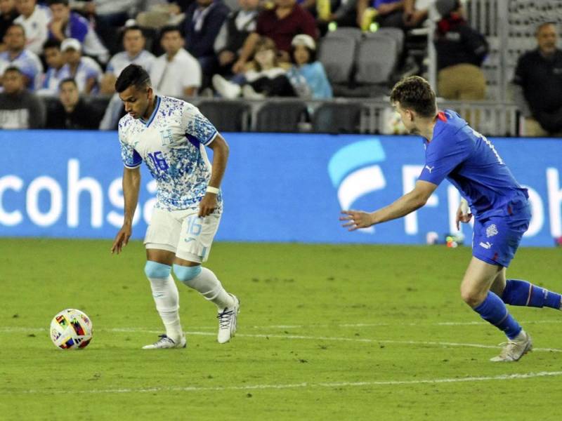 La Selección de Honduras cayó derrotada en el partido amistoso contra Islandia.