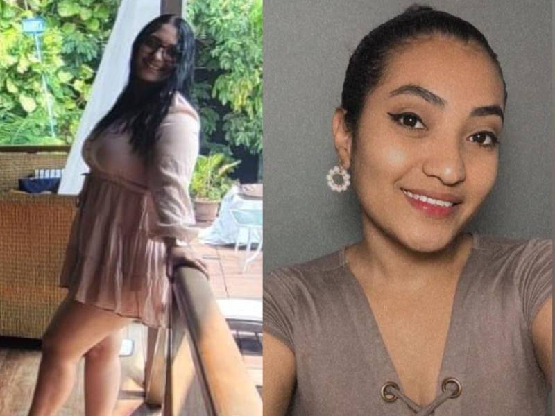 Yailin Yessenia Sosa (Izquierda) y Sandy Mejía son las mujeres encontradas muertas a unos metros de la carretera que conduce a Ticamaya.