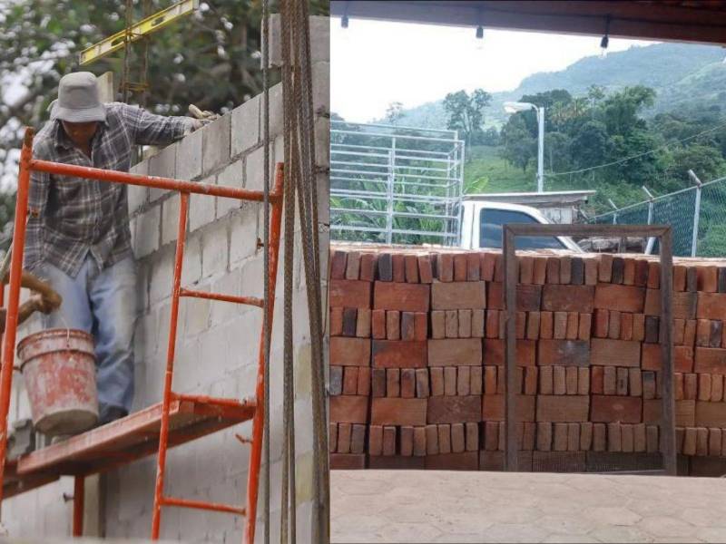 Copán es uno de los departamentos que produce más ladrillos y utiliza este material en la construcción de viviendas.