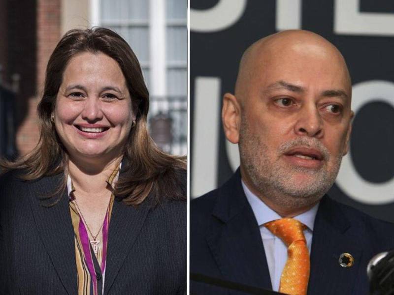 Villanueva es viceministra de Seguridad y Chinchilla fue el fiscal hondureño entre 2013 y 2023.