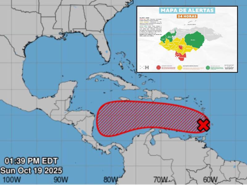El Centro de Huracanes de Miami monitorea el sistema tropical que cobra fuerza en el Mar Caribe.